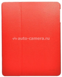 Чехол для iPad 3 и iPad 4 Aigo aiPowo, цвет Leather red (SK301Leather)