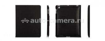 Чехол для iPad 3 и iPad 4 Griffin Elan Folio Slim Case, цвет черный (GB03822)