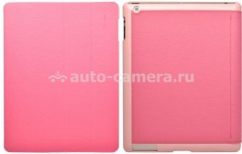 Чехол для iPad 3 и iPad 4 iCover Carbio, цвет Baby Pink (NIA-MGC-BP)