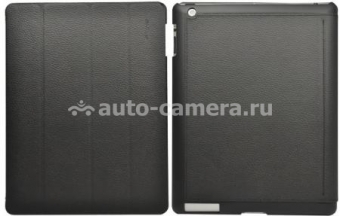 Чехол для iPad 3 и iPad 4 iCover Carbio, цвет Black (NIA-MGC-BK)