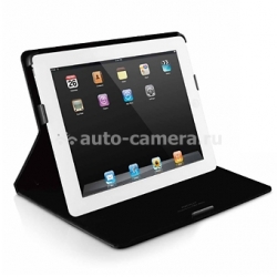 Чехол для iPad 3 и iPad 4 Macally Slim, цвет Black (SLIMCASE-3B) (SLIMCASE-3B)
