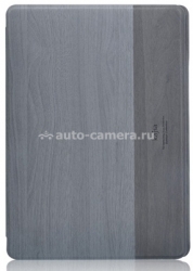 Чехол для iPad Air Kajsa Outdoor Wooden PU case, цвет серый (TW022004)