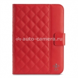 Чехол для iPad Mini Belkin Quilted Cover with Stand, цвет ruby (F7N040vfC02)