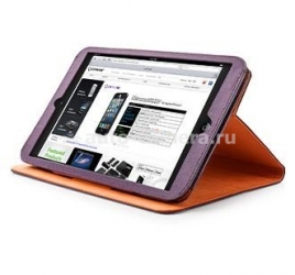 Чехол для iPad mini Capdase Folder Case Folio Canvas, цвет purple / orange (FCAPIPADM-1357)