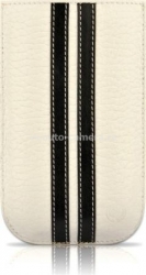 Чехол для iPhone 4 и 4S BeyzaСases Strap Stripes, цвет flo white/black (BZ16815)