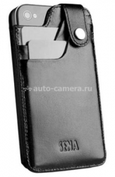Чехол для iPhone 4 и iPhone 4S Sena Wallet Slim Case, цвет черный (159201)