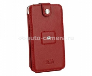 Чехол для iPhone 4/4S Sena WalletSkin Case, цвет красный (163106)