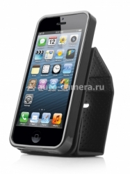Чехол для iPhone 5 / 5S Capdase Folder Case Upper Polka, цвет black/black (FCIH5-UP11)