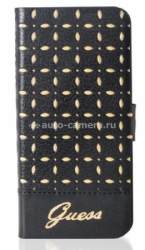 Чехол для iPhone 5 / 5S GUESS GIANINA Booktype, цвет black (GUFLBKP5PEB), цвет black (GUFLBKP5PEB)