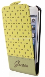Чехол для iPhone 5 / 5S GUESS GIANINA Flip, цвет yellow (GUFLP5PEY)