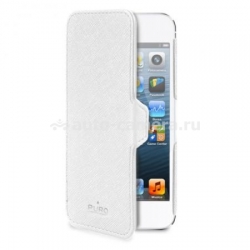 Чехол для iPhone 5 / 5S PURO Booklet Case, цвет белый (IPC5BOOKWHI)