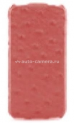 Чехол для iPhone 5 / 5S SAYOO Ostrich Grain, цвет pink