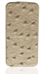 Чехол для iPhone 5 / 5S SAYOO Ostrich Grain, цвет white