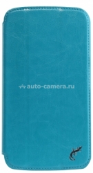 Чехол для Samsung Galaxy Mega 6.3 (GT-i9200/GT-i9205) G-case Slim Premium, цвет голубой (GG-102)