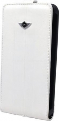 Чехол для Samsung Galaxy S2 Mini Flip Spleat Leather Stripes, цвет White (MNFLGSSTWH)