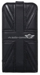 Чехол для Samsung Galaxy S3 (i9300) Mini Flip PU Leather Union Jack 02, цвет black (MNFLS302BL)