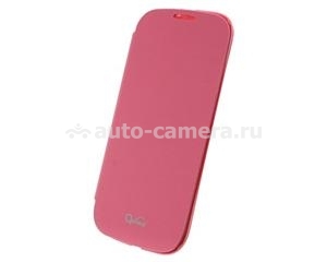 Чехол для Samsung Galaxy S3 (i9300) Optima Booktype Case, цвет pink (op-gs3bt-dpk)