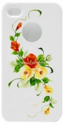Чехол для Samsung Galaxy S3 iCover Vintage/Rose, цвет White/Orange (GS3-HP/W-VR/OR)
