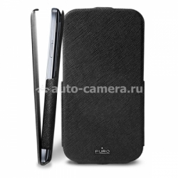 Чехол для Samsung Galaxy S4 (i9500) PURO Flipper Case, цвет black (SGS4FLIPBLK)