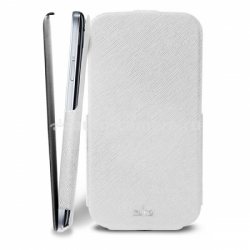 Чехол для Samsung Galaxy S4 (i9500) PURO Flipper Case, цвет white (SGS4FLIPWHI)