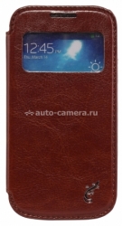 Чехол для Samsung Galaxy S4 mini (GT-i9192) G-case Slim Premium, цвет коричневый (GG-136)