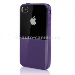 Чехол на заднюю крышку iPhone 4 Belkin Shield Eclipse, цвет королевский пурпур (F8Z621cw143)