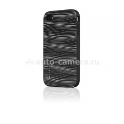 Чехол на заднюю крышку iPhone 4 и 4S Belkin Grip Graphix, цвет черный жемчуг (F8Z627CW160)