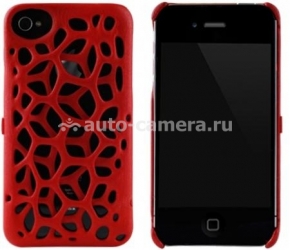 Чехол на заднюю крышку iPhone 4 и iPhone 4S FreshFiber Macedonia, цвет Red (74081506)