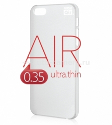 Чехол на заднюю крышку iPhone 5 / 5S Artske Air Case, цвет white (AC-WE-IP5)