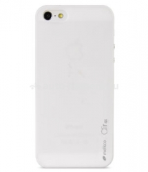 Чехол на заднюю крышку iPhone 5 и 5S Melkco Ultra thin Air PP case 0.4mm, цвет White
