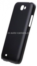 Чехол на заднюю крышку Samsung Galaxy Note 2 (N7100) iCover Rubber, цвет black (GN2-RF-BK)