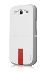 Чехол на заднюю крышку Samsung Galaxy S3 (i9300) Ego Hybrid Body 16GB, цвет white/red (HSU1S3005)