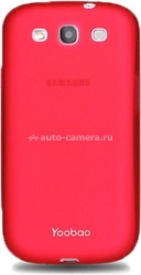 Чехол на заднюю крышку Samsung Galaxy S3 (i9300) Yoobao Glow Protect Case, цвет красный