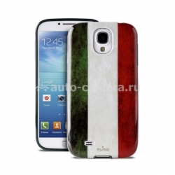 Чехол на заднюю крышку Samsung Galaxy S4 (i9500) PURO Flag Covers, цвет Italy (SGS4ITA1)