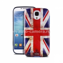 Чехол на заднюю крышку Samsung Galaxy S4 (i9500) PURO Flag Covers, цвет UK (SGS4UK1)