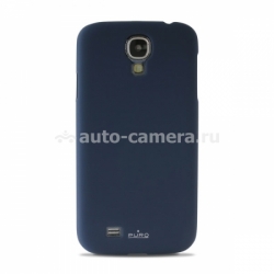 Чехол на заднюю крышку Samsung Galaxy S4 (i9500) PURO Soft Cover, цвет matte blue (SGS4SOFTBLUE)