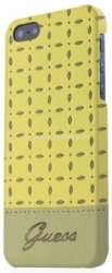 Чехол-накладка для iPhone 5 / 5S GUESS GIANINA Hard, цвет yellow (GUHCP5PEY)