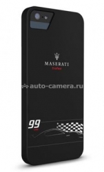 Чехол-накладка для iPhone 5 / 5S Maserati Champ series, цвет Black (MC26364)