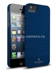 Чехол-накладка для iPhone 5 / 5S Maserati Strait series, цвет Blue (MC26333)