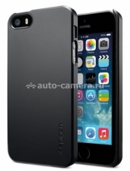 Чехол-накладка для iPhone 5 / 5S SGP Ultra Fit Series, цвет black (SGP10301)