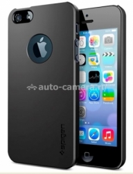 Чехол-накладка для iPhone 5 / 5S SGP Ultra Thin Air A Series, цвет black (SGP10499)