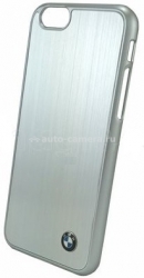 Чехол-накладка для iPhone 6 BMW Signature Hard Brush Aluminium, цвет Silver (BMHCP6MBS)