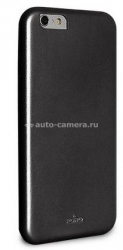Чехол-накладка для iPhone 6 Puro Vegan Eco-Leather Cover, цвет Black (IPC647VEGANBLK)