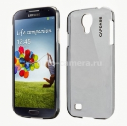 Чехол-накладка для Samsung galaxy S5 Capdase Karapace Jacket Finne DS, цвет transparent/black (KPSGS5-F401)