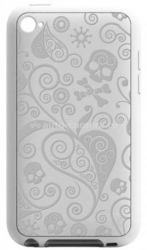 Чехол силиконовый для iPod touch 4G Ozaki iCoat Silicone с защитной пленкой для экрана, цвет белый (IC872 WH)