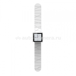 Чехол силиконовый на запястье для iPod nano 6G Ozaki iCoat Watch+ Slap Watchband, цвет белый (IC878 WH)