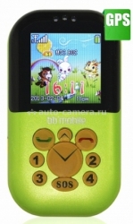 Детский мобильный телефон bb-mobile GPS Маячок, цвет салатовый
