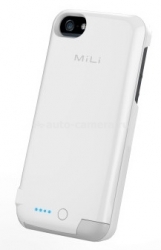 Дополнительная батарея для iPhone 5 / 5S MiLi Power Spring 5 2200 mAh, цвет white (HI-C25)