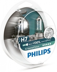 Галогенные лампы Philips H7 12v 55w X-treme Vision + 130% 12972XVS2 2 шт.