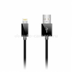 Кабель для iPhone 5 / 5S / 5C, iPad 4, iPad mini и iPad Air Macally Lightning Sync/charge cable (180 см), цвет черный (MISYNCABLE-6)